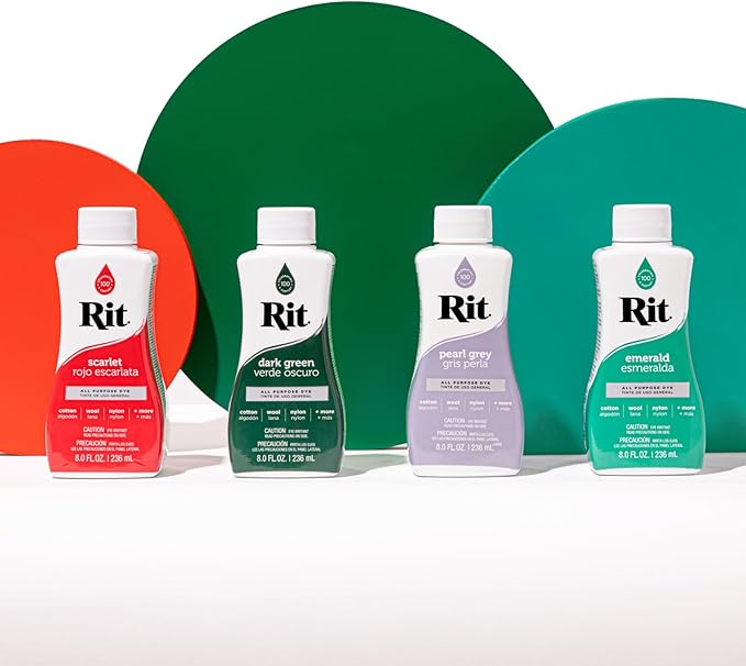 Rit Liquid Fabric Dye, Dark Green, 8 Fl Oz - Image 6