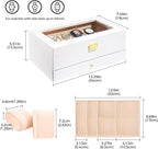 ProCase Watch Box, 12 Slot Mens Watch Case - Image 6
