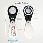 20x Foldable Pocket Magnifier Jewelers Loupe - Image 7