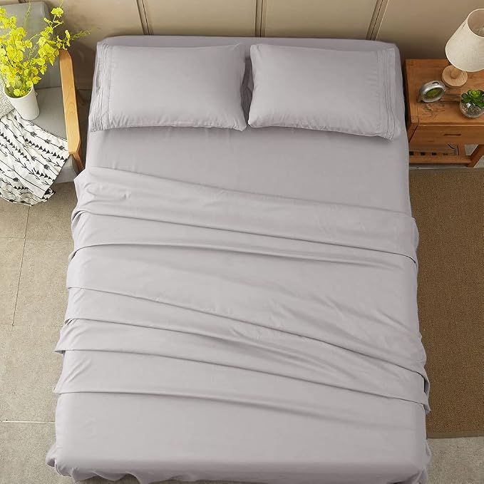SONORO KATE Bed Sheet Set Super Soft Microfiber 1800 Thread Count Luxury - Image 8