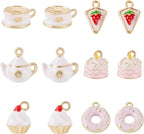 Enamel Food Charms Cute Assorted Food Pendants Sweet Dessert Charms - Image 7