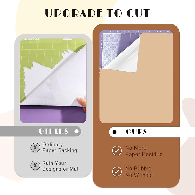 Tintnut Skin Tone Permanent Vinyl 8 Sheets 12''x10'' Pastel Adhesive Vinyl | - Image 4
