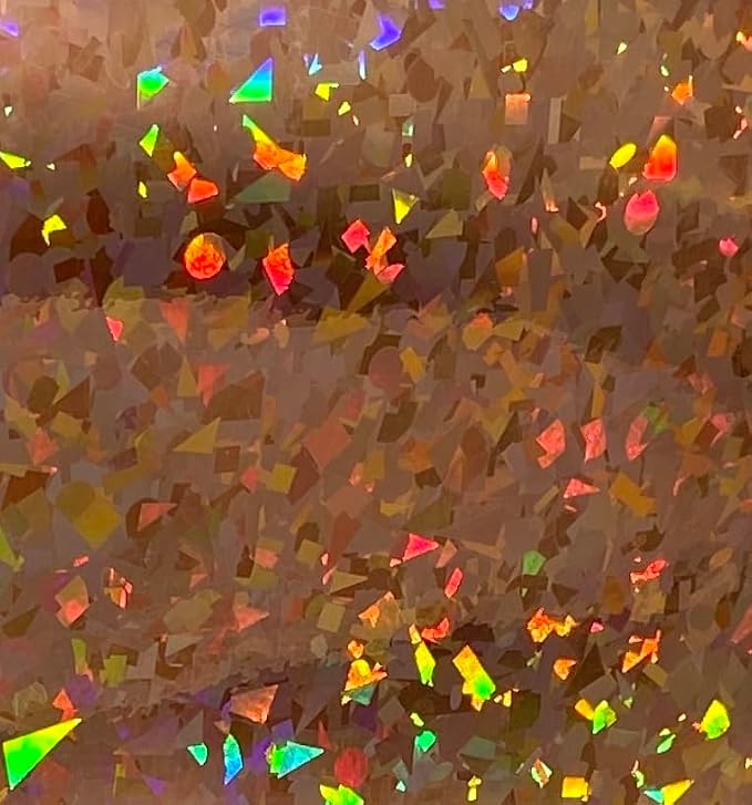 Holographic Crystal Sign Vinyl, HOLOCRYSTAL self-Adhesive Plastic - Image 2