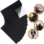 RZJZGZ 13Piece Adhesive Felt Sheet 8.3X11.8in Black Felt Fabric Adhesive Sticky by RZJZGZ