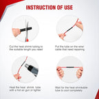 Nilight 650pcs Heat Shrink Tubing Kit-3:1 Ratio Electrical Wire Cable Sleeve - Image 5