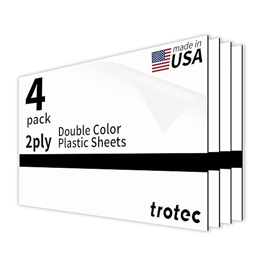 Trotec TroLase | 12"x24"x1/32", Guillotine | Made in USA by TrotecEngravingSupplies