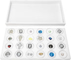 Ikee Design 24 Gem Showcase Stackable Jewelry Display Tray - Image 5