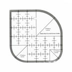Quilting Rulers Sewing Ruler, Acrylic Quilting Ruler Templates, Precision - Image 2