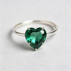 Emerald Green Color Cubic Zirconia Loose Beads Unset - Image 9