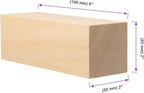 JOIKIT 10 Pack 6 x 2 x 2 Inches Basswood Carving Blocks, Unfinished Soft Wood - Image 2