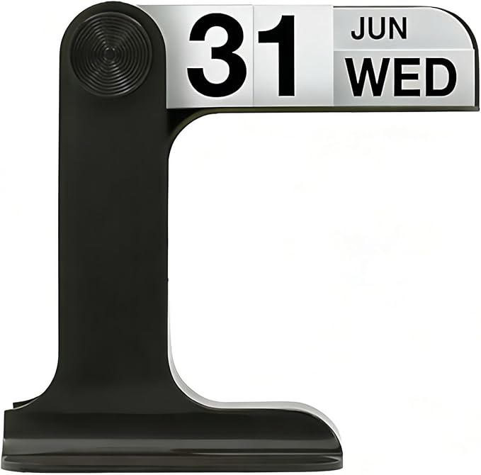 Perpetual Calendar, Standing Flip Calendar, Aesthetic Reusable Daily Page by Beleda