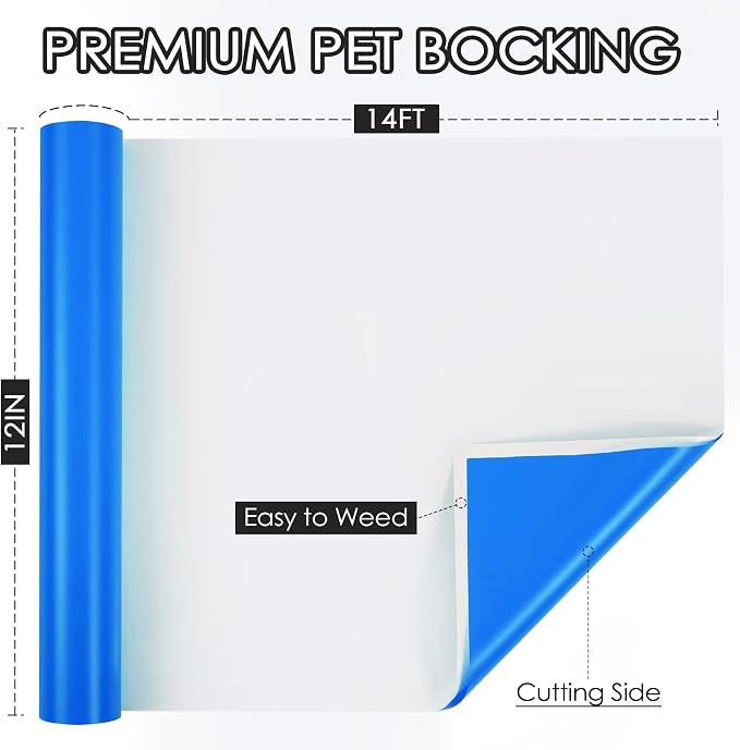 TORC Royal Blue Permanent Vinyl 12" x 14 FT Matte Blue Adhesive Vinyl Roll - Image 2