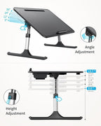 SAIJI Lap Desk for Bed, X-Large Foldable Laptop Table - Image 5