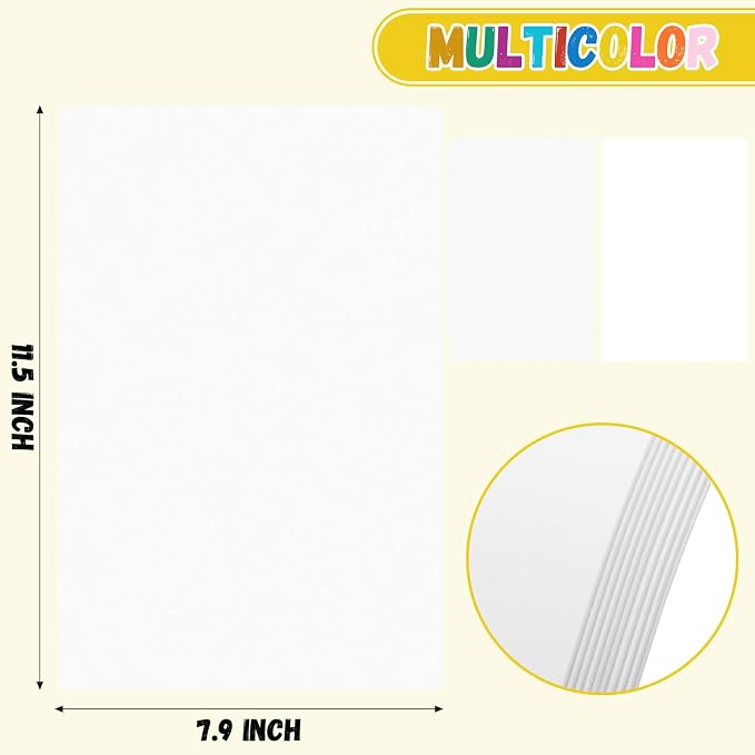 10 Pack Eva Foam Sheets Craft 8 x 12 inch | Foam Paper - Image 2