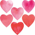 90 Pieces Heart Cutouts Paper Hearts Heart Shape Cards 5.5 Inches Large by YIXAXKAO