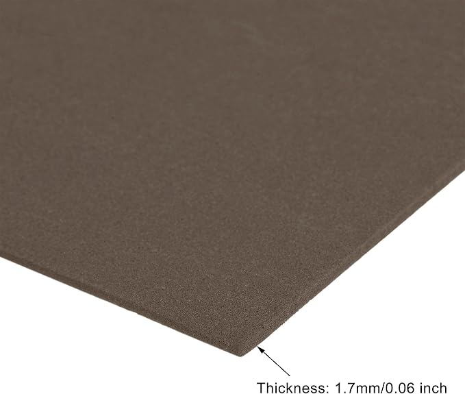 uxcell Dark Brown EVA Foam Sheets 11 x 8 inch 1.7mm Thickness - Image 3