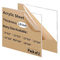 18 x 24 inch Clear Acrylic Sheets 1/8 inch Thick by gdhwcxl