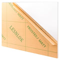 Lesnlok 8 x 12 Frosted Acrylic Sheet 1/4 inch Thick 6mm 1 Piece Bouble Sided by Lesnlok