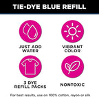 Tulip One-Step Tie-Dye Kit, 3 Fabric Dye Refill Packs - Image 3