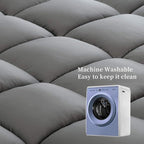 COONP Full XL Mattress Topper, Extra Thick Pillowtop, Cooling Plush Mattress - Image 7