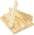 MECCANIXITY 10Pcs Wood Strips Slats, 1/4" x 1‑1/4" x 4" Thin Wood Sticks Flat by MECCANIXITY