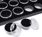 Ikee Design Jewelry Storage Tray Insert, 50 Gemstone Display Jars, Home - Image 6