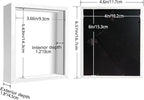 4x6 Small Shadow Box Frame Display Case, Display Case Box - Image 2