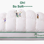 YOUR MOON Fluffy Support Bed Pillow Queen Size, Super Soft Premium - Image 2