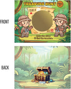 My Scratch Offs Jungle Treasure Scavenger Hunt Map Make Your Own Scratch Off - Image 3