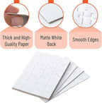 Mr. Pen- Blank Puzzle, 8 Pack, 28 Pieces/Pack, 5.5" x 8.1" | Blank Puzzles to - Image 3