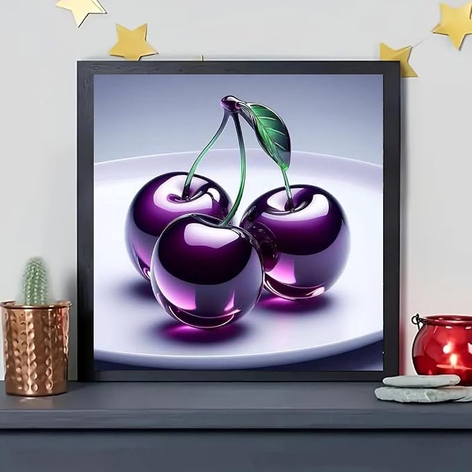 SHICERNHJ Cherries Diamond Painting Kits - Image 4