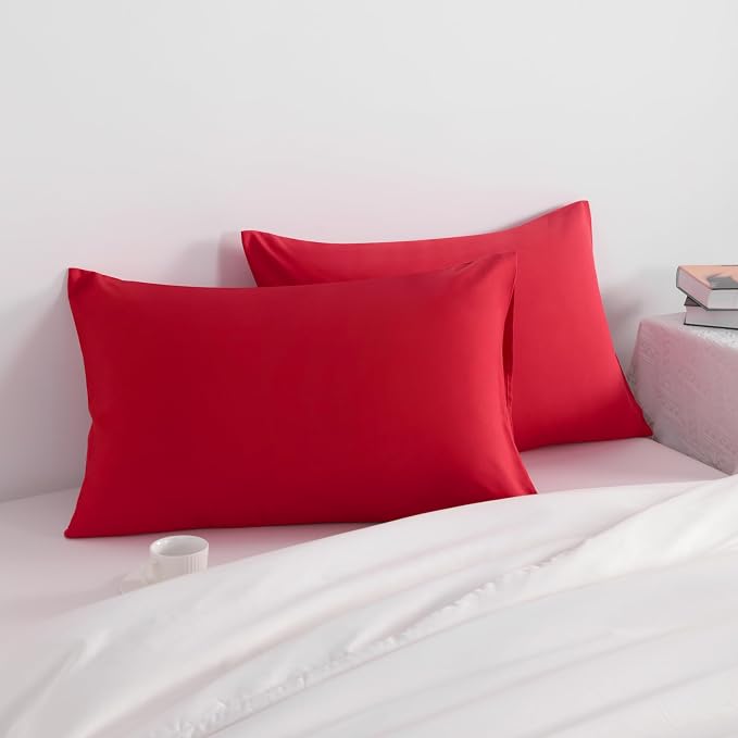 NTBAY King Pillow Cases Set of 2, 2 Pack Brushed Microfiber 20x36 Pillow Cases - Image 2