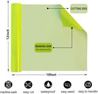 FUNKAKA Fluorescent Yellow HTV Heat Transfer Vinyl Rolls - Image 3