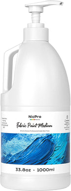Nicpro Professional Effects Fabric Medium, 33.8oz Bottle by Nicpro