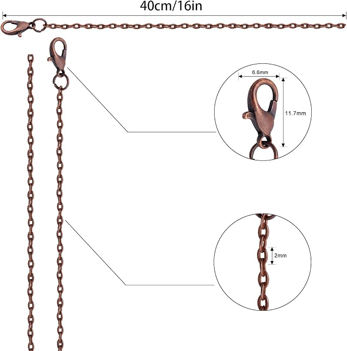 Lemonkey 24 Pack Necklace Chains Bulk - Image 2