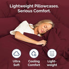 Body Pillowcases Set of 2-20x54 Long Body Pillow Case - Image 3