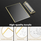 Acrylic Sign Holder 8.5X11 Gold Frames Double-Sided Gold Picture Frames - Image 4