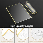 Gold Frames 5X7 Acrylic Sign Holder Double-Sided Picture Frames，12 PCS | - Image 4