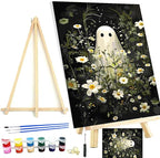 Halloween Framed Paint by Numbers Kits by MeothanDiamondPainting