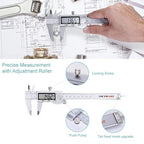Digital Caliper Measuring Tool, Stainless Steel Vernier Caliper Digital - Image 5