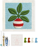 INFUNLY Potted Plant Punch Needle Kit by INFUNLY