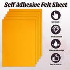 Biaungdo Yellow Self Adhesive Felt Sheets, 8 x 12 Inch | A4 Size, Felts Fabric - Image 3