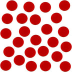 LITKO 18mm Game Tokens | Bingo, Board & Card Counters | Set of 25 | Red | 3mm by LITKO