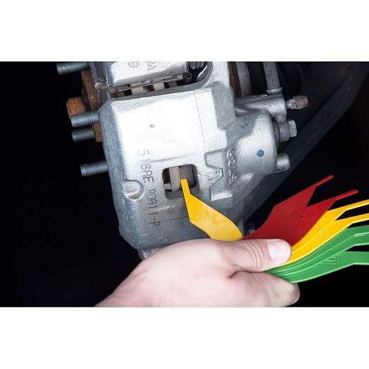 Brake Lining Thickness Gauge, Car Automotive Brake Pad Measuring Ruler Tool - Image 6