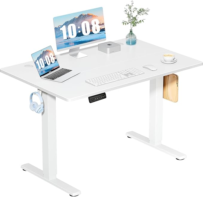 DUMOS 48 Inch Electric Standing Desk Height Adjustable, Sit to Stand Up by DumosLifestyle