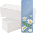 DSYIL 200 PCS Blank Bookmarks Bulks – White Paper Book Mark Blanks 350GSM by DSYIL