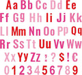 FYSUIMU 134 Pcs Valentine's Day Bulletin Board Letters Alphabet Number Symbol by FYSUIMU