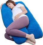 MOON PINE Pregnancy Pillow, U Shaped Full Body Pillow by MOONPINE