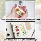 ACRNIGHEET 6PCS Cross Stitch Bookmark Kit - Image 7