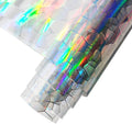 HYANG Transparent Football PVC Super Clear Holographic Vinyl Faux Leather by HYANGHAVEPUPVCALLLEATHER